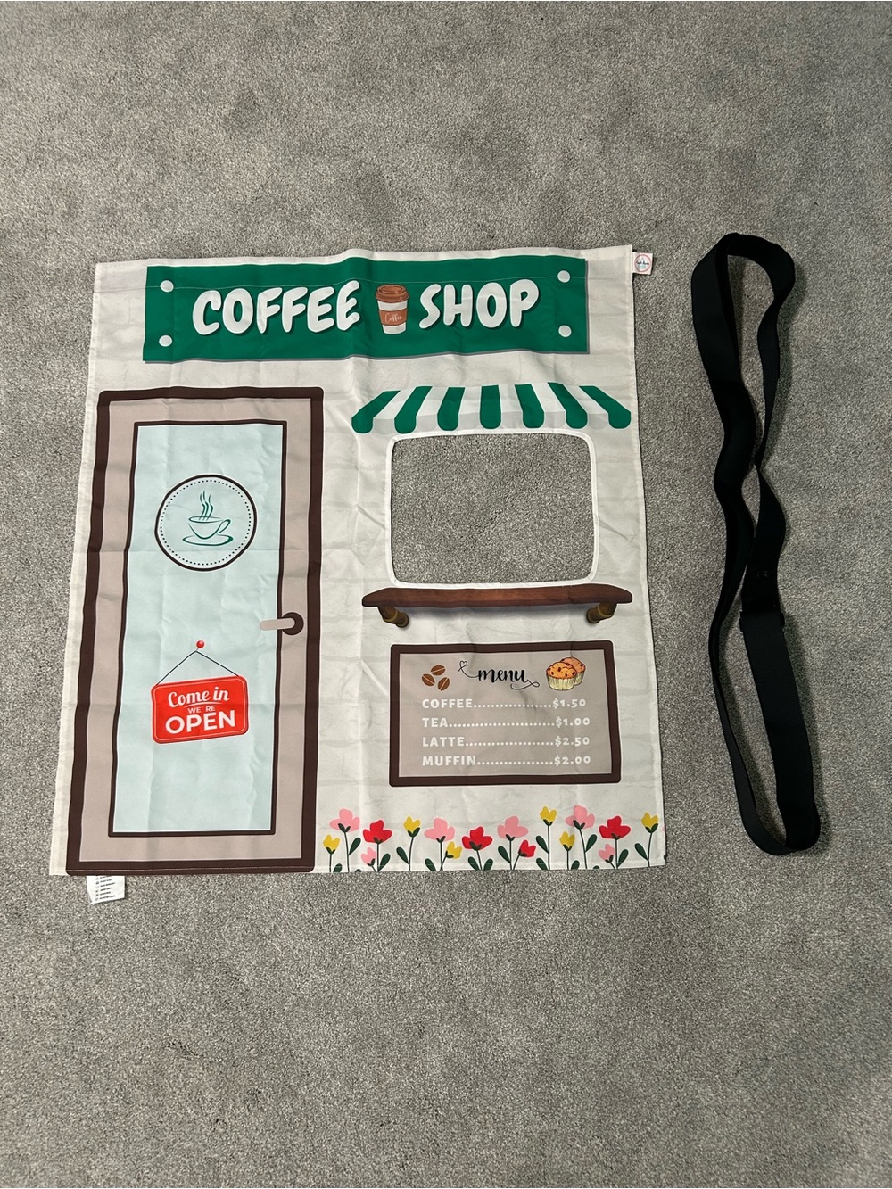Coffee Shop nugget panel w/velcro wrap (Couch Swag)